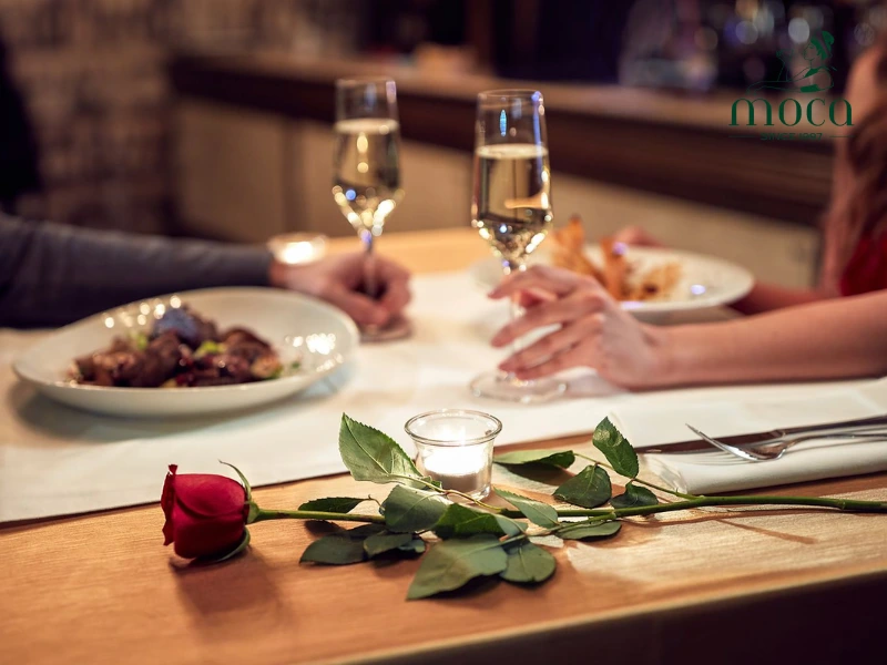 A perfect romantic evening begins with refined ambiance, exquisite cuisine, and the feeling of being in your own private world.