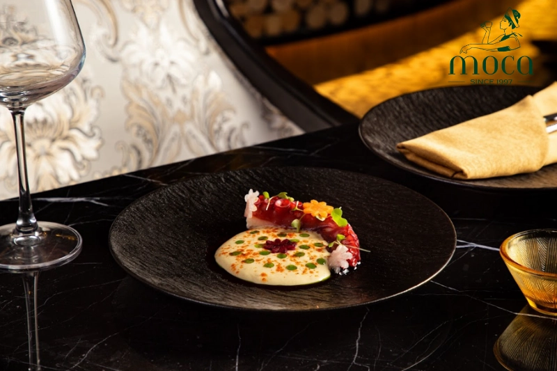 The premium seafood experience at Moca Dining: from selecting the finest ingredients to exquisite culinary techniques, each dish is a sensory journey balancing flavor, texture, and aroma.