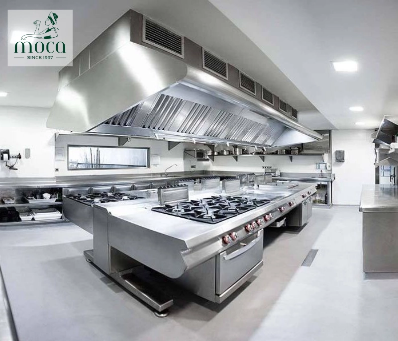 A modern kitchen powered by energy-saving appliances, solar panels, and smart water recycling—sustainable investment for lasting impact.