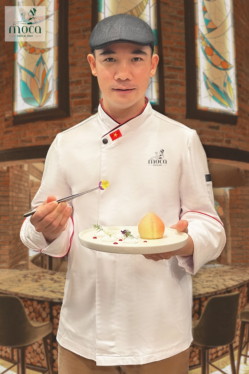 Pastry Chef Sơn Phạm: Honoring Vietnamese tradition through exquisite desserts crafted with precision, elegance, and nearly 20 years of pastry mastery.