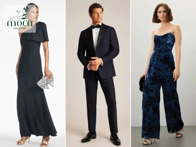 Dressed for distinction — black tie at its finest.