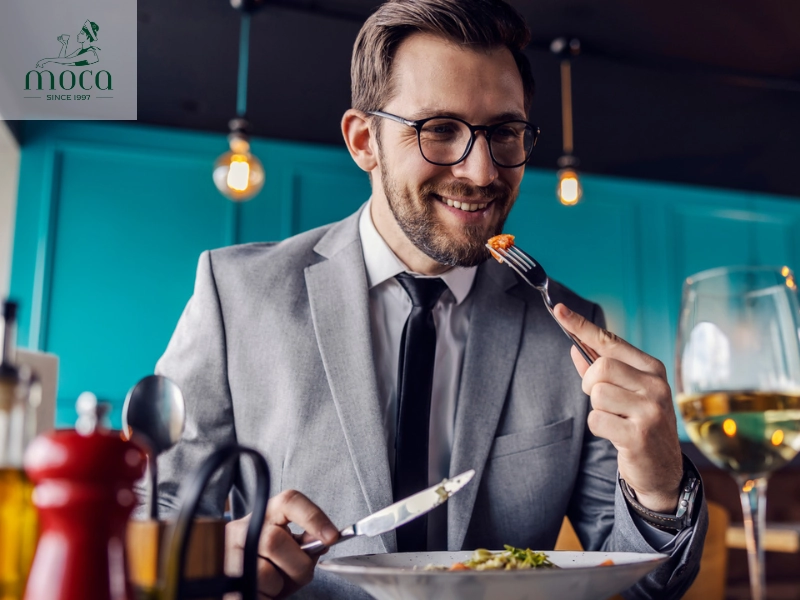 A Michelin Inspector carefully evaluating dishes to ensure consistent quality and excellence for the prestigious Michelin Star