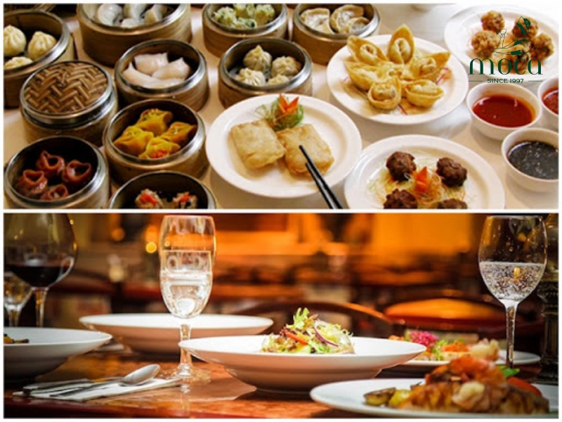 A fusion of Asian and European cuisines, blending ingredients, techniques, and flavors from East and West — a modern reimagining of Silk Road culinary exchanges.