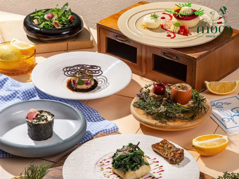 Artistic food presentation Artistic food presentation