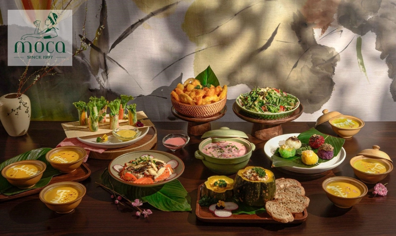 Eine Feier pflanzenbasierter Kreativität auf jedem Teller.