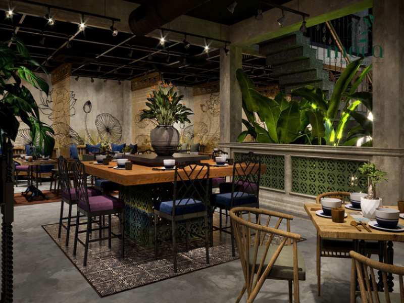 于宁静而雅致的环境中，体验高端植物系餐饮。