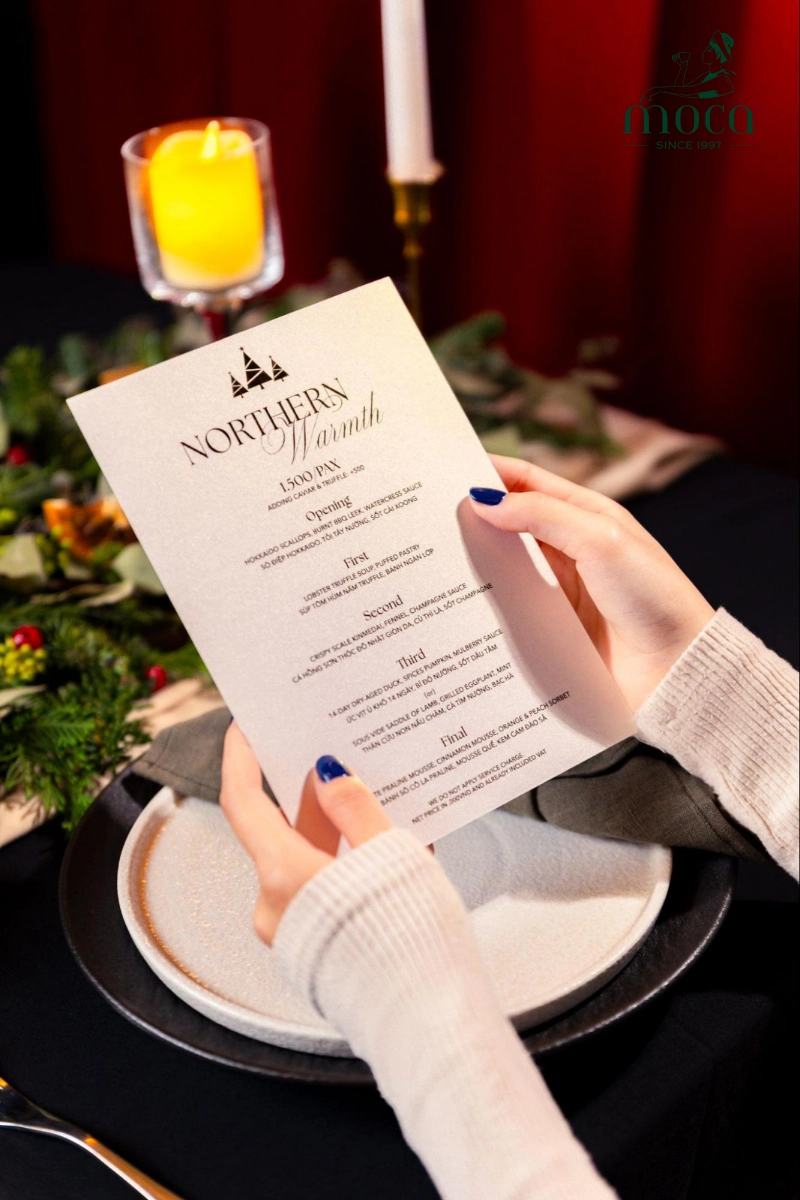 Introducing Moca Dining's Exclusive Christmas Menus
