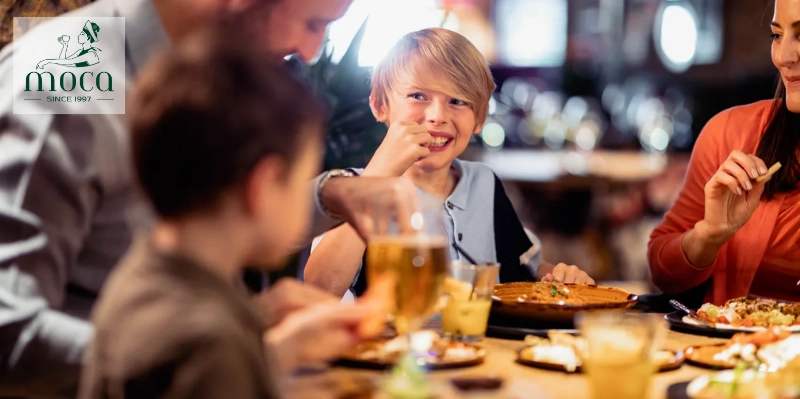 Fine dining—nurturing not only the palate but also communication skills and family connection.