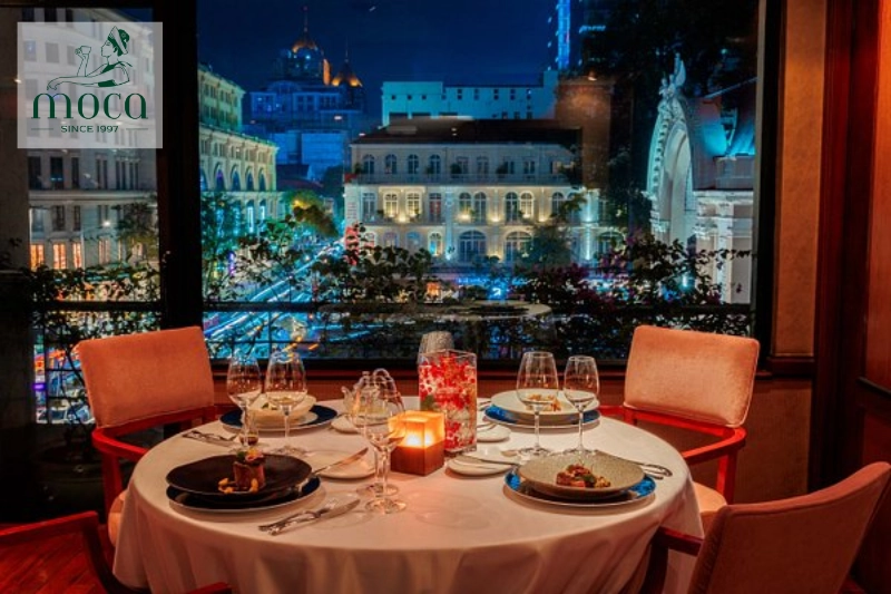 An elegant setting and artfully plated foie gras — a perfect example of the fine dining experience.