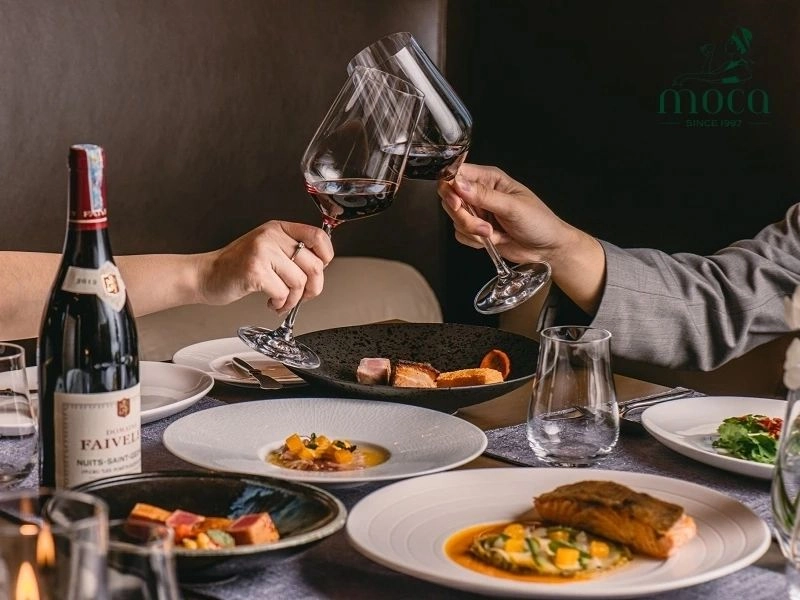 Elevating the Culinary Journey with Strategic Food and Wine Pairing at Moca Dining