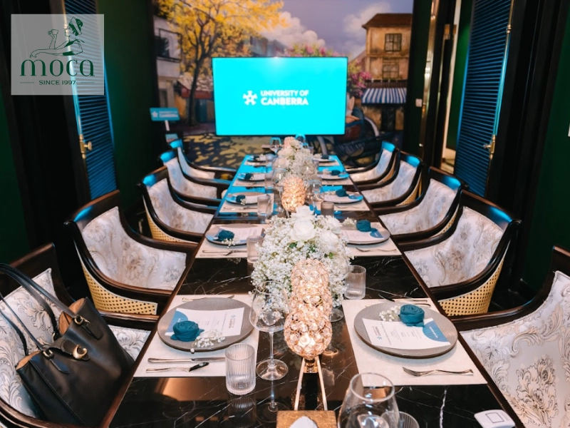 Moca Dining — where timeless etiquette meets modern culinary mastery for an elevated dining and learning experience.
