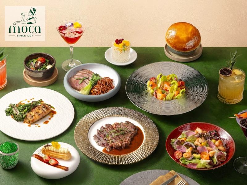 An artful fine dining presentation with precise placement, sauce work, and purposeful use of color, texture, and garnish.