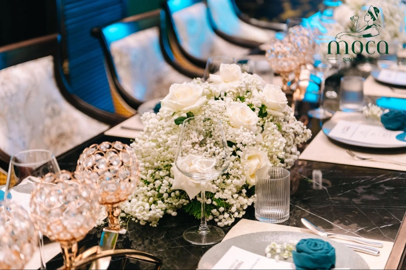Creating a Romantic Ambiance Through Sensory and Floral Details