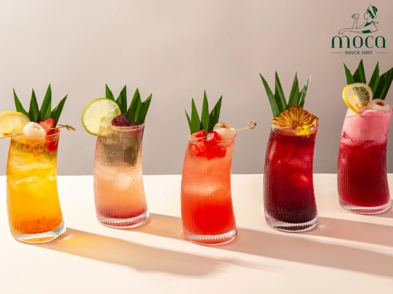 At Moca Dining, beverages aren’t an afterthought—they’re the perfect companion to summer’s refined flavors.