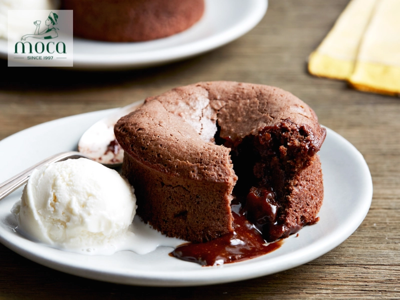 Chocolate lava cakes