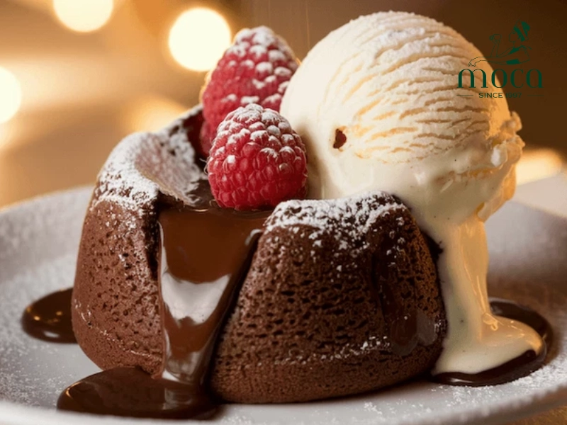 Chocolate molten lava cake