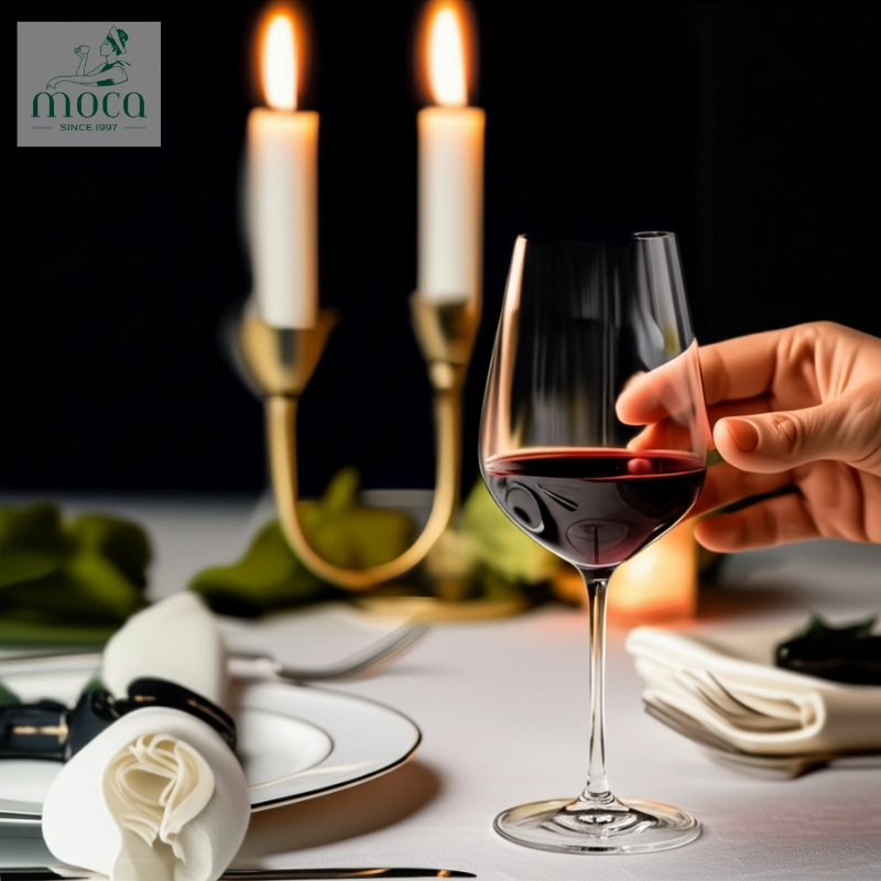 A touch of elegance — where the tasting journey begins.