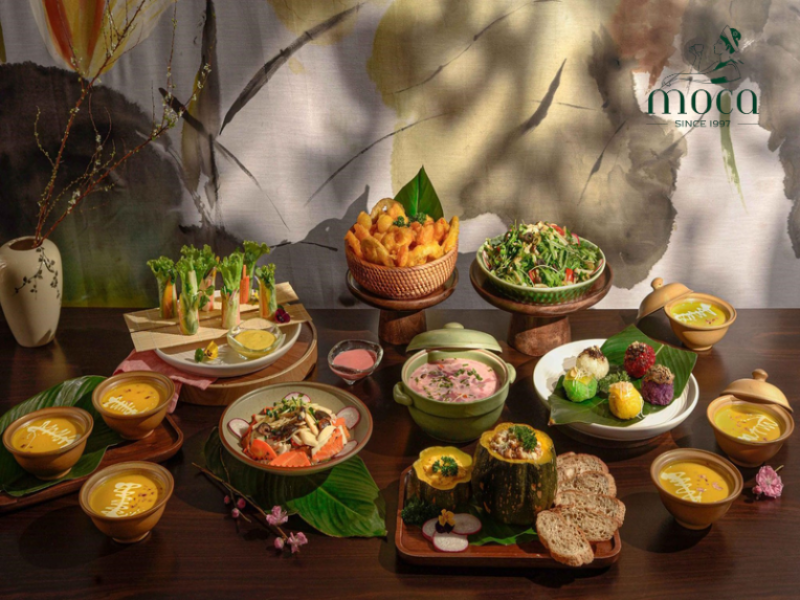 每一道菜肴都彰显植物力量的创意盛宴。