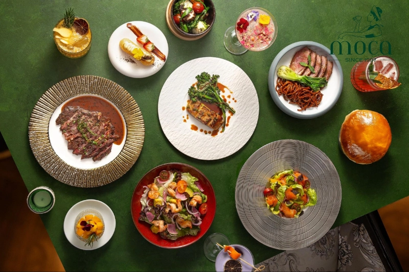 Experience a 7-course culinary journey, from delicate starters to a memorable dessert.